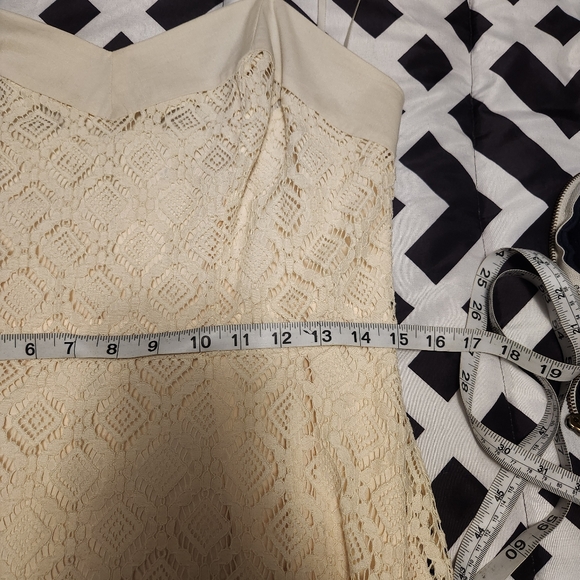 Nanette by Nanette Lepore Palomino Cream Crochet Midi Dress, Size: 8 - Picture 11 of 11